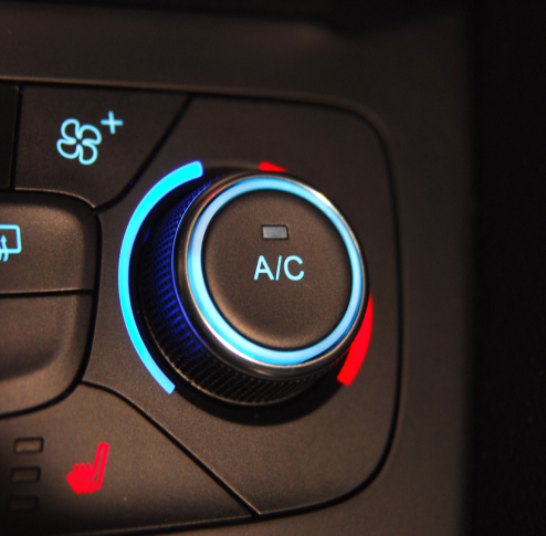 Close Up of a Car Air Conditioner