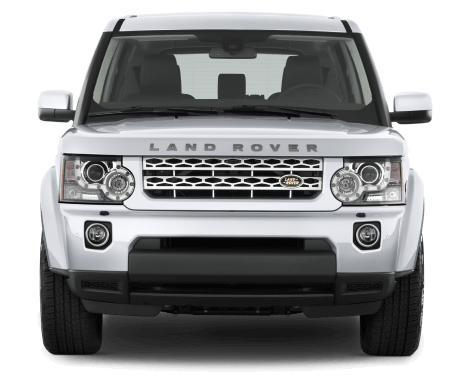 Whte Land Rover Car