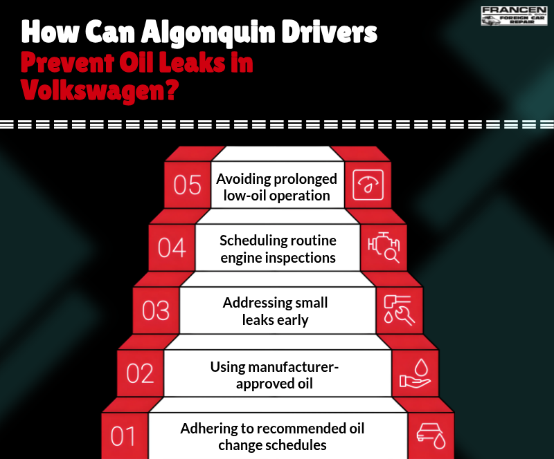 How Can Algonquin Drivers Prevent Oil Leaks in Volkswagen