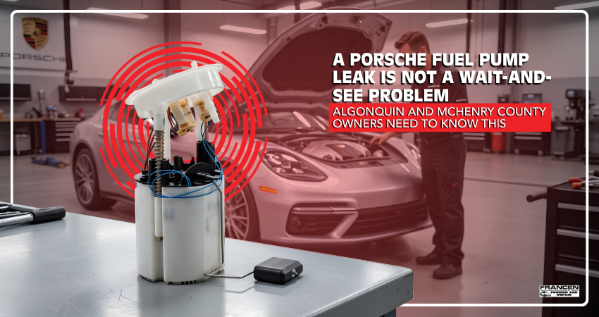 A Porsche Fuel Pump Leak Is Not a Wait-and-See Problem — Algonquin and McHenry County Owners Need to Know This