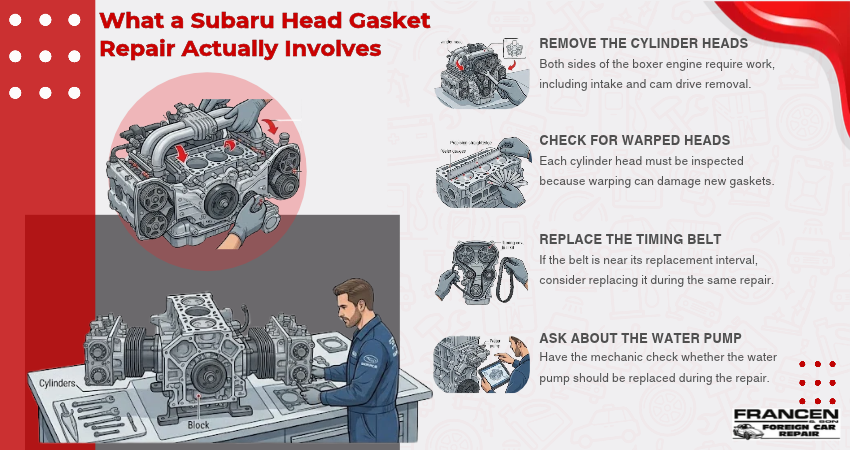 What a Subaru Head Gasket Repair Actually Involves